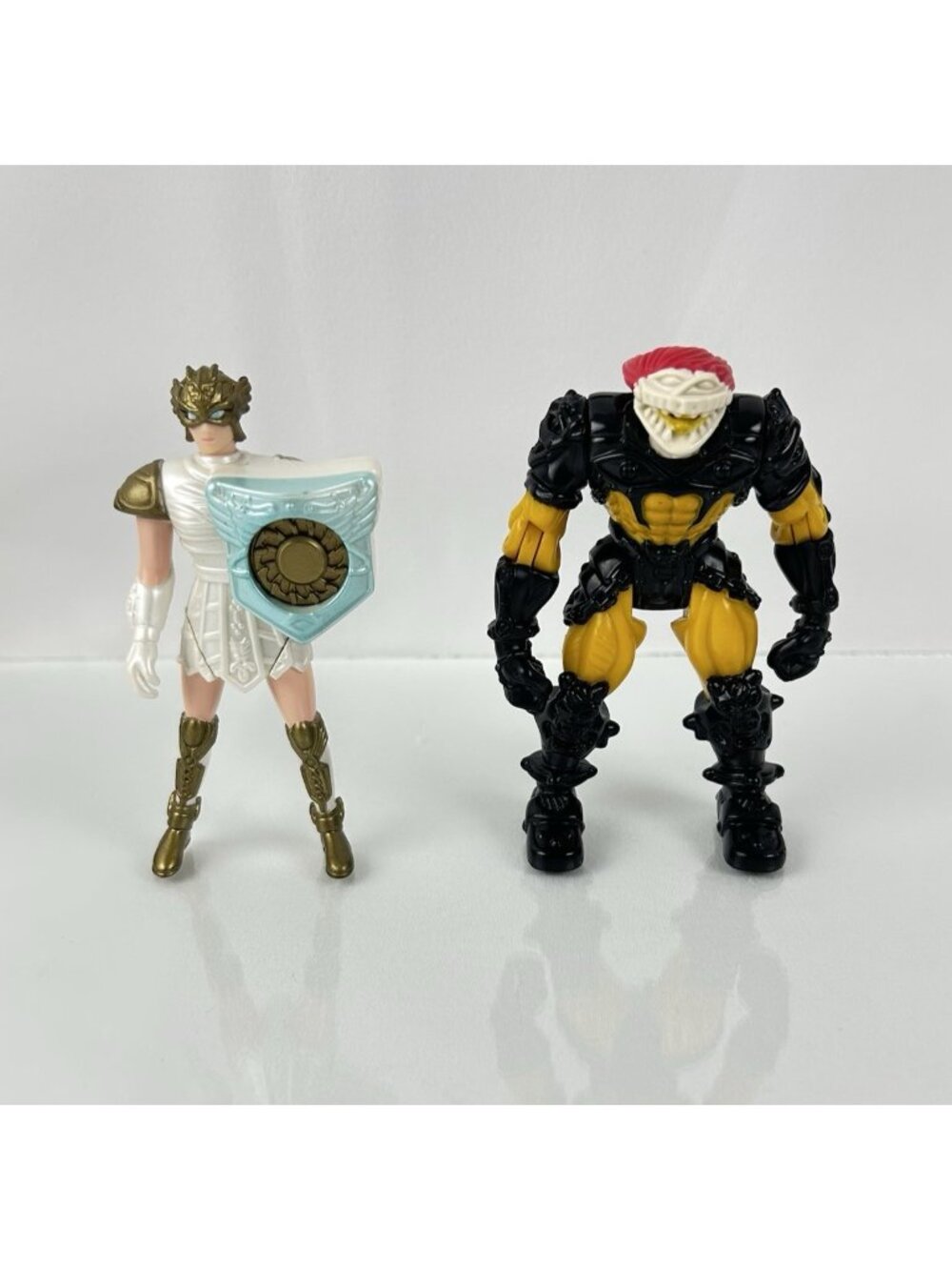 McDonald’s Mystic Knights Of Tir Na Nog Yellow Lugad and Deirdre Figures 1999